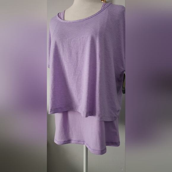 Champion Athletic Womens Tank Top purple Loose Fit , sixe XL with tags Two One - Picture 3 of 11